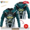 Custom Name Philadelphia Eagles New Baby Yoda Sports Shirt NFL Hoodie 3D