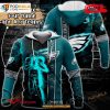 Custom Name Philadelphia Eagles Universe Light Design NFL Hoodie 3D