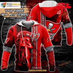 Custom Name Tampa Bay Buccaneers Universe Light Design NFL Hoodie 3D