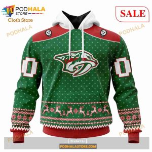 Custom Nashville Predators Christmas Apparel Sweatshirt NHL Hoodie 3D