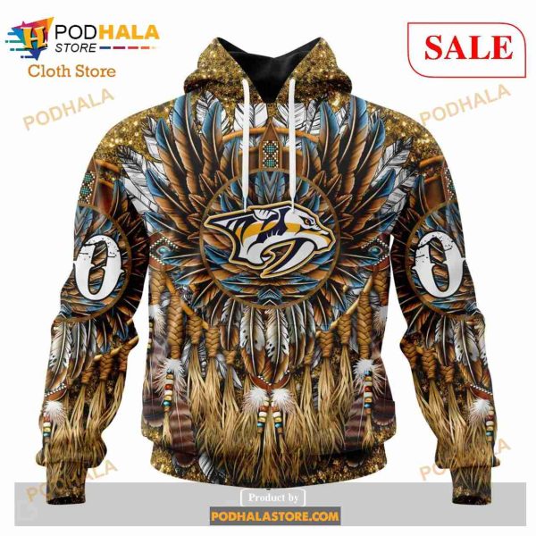 Custom Nashville Predators Native Costume Design NHL Hoodie 3D