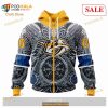 Custom Nashville Predators Norse Viking Symbols NHL Hoodie 3D