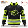 Custom Nashville Predators Unisex FireFighter Uniforms Color NHL Hoodie 3D