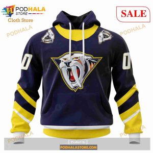 Custom Nashville Predators Unisex With Retro Concepts Sweatshirt NHL Hoodie 3D