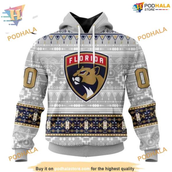 Custom Native Design NHL Florida Panthers Hoodie 3D Sweatshirt