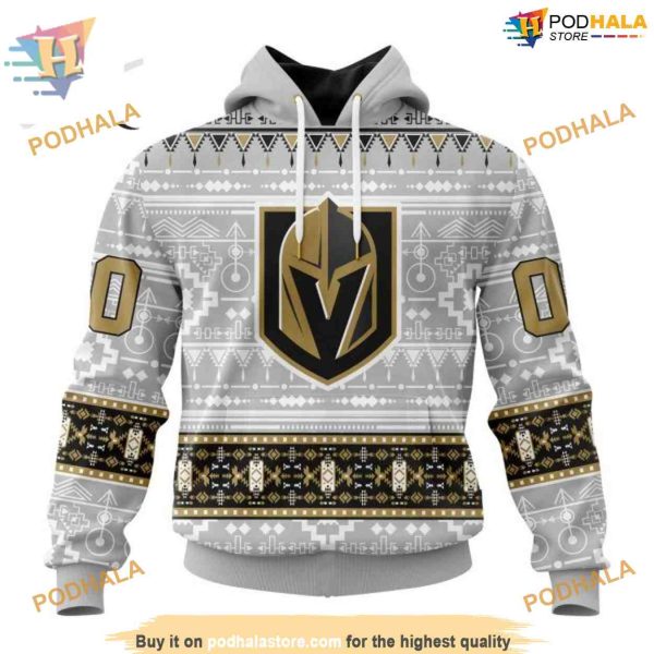 Custom Native Design NHL Vegas Golden Knights Hoodie 3D Shirt