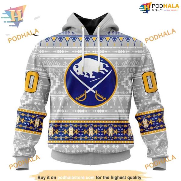 Custom Native Design New NHL Buffalo Sabres 3D Hoodie Exclusive Apparel