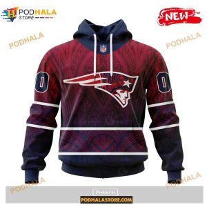 Custom New England Patriots Native With Samoa Culture Design Shirt NFL Hoodie 3D