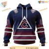 Custom New Gradient Series Concept NHL Colorado Avalanche Hoodie 3D