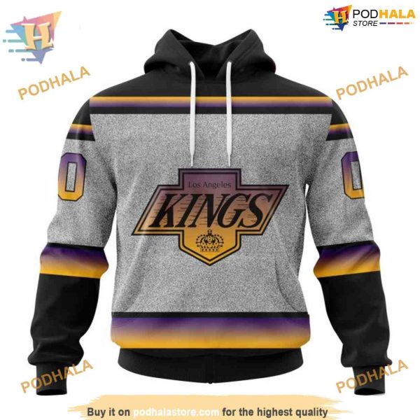 Custom New Gradient Series Concept NHL Los Angeles Kings Hoodie 3D