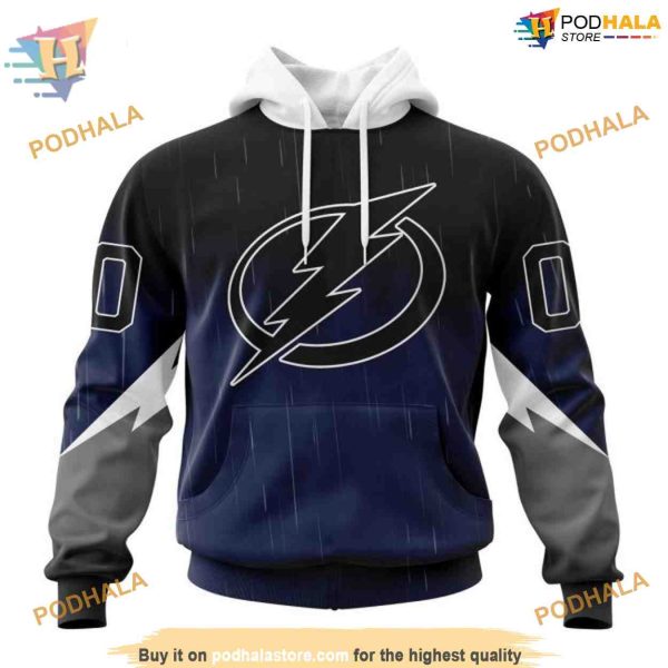 Custom New Gradient Series Concept NHL Tampa Bay Lightning Hoodie 3D