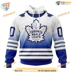 Custom New Gradient Series Concept NHL Toronto Maple Leafs Hoodie 3D