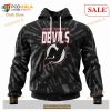 Custom New Jersey Devils Retro Vintage Tie Dye Sweatshirt NHL Hoodie 3D