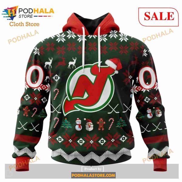 Custom New Jersey Devils Unisex NHL Hoodie 3D