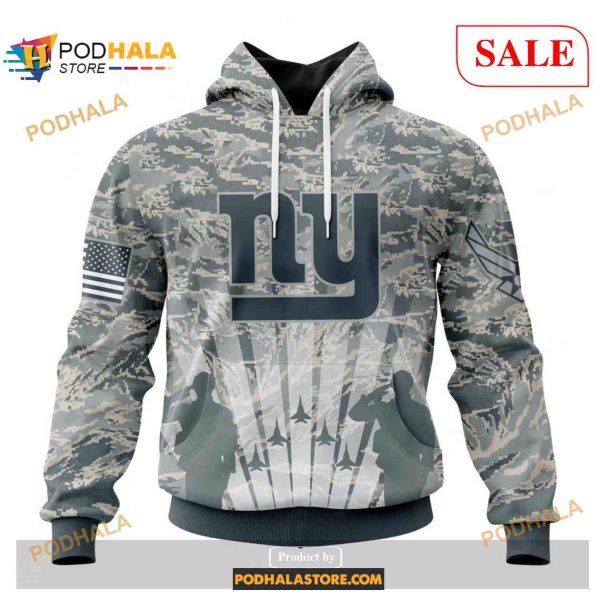 Custom New York Giants Honor US Air Force Veterans Shirt NFL Hoodie 3D