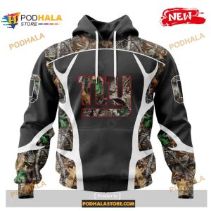 Custom New York Giants Special Camo Hunting Black Design NFL Hoodie 3D