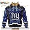 Custom New York Giants Unisex Kits In Classic Style NFL Hoodie 3D