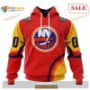 Custom New York Islanders ALL Star Sunset NHL 3D Shirt 3D Hoodie