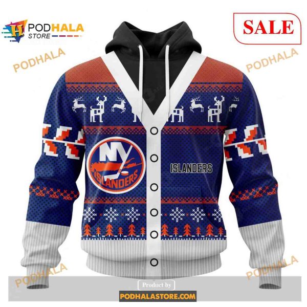 Custom New York Islanders Chrismas Season NHL 3D Shirt 3D Hoodie