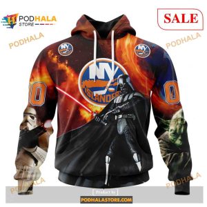 Custom New York Islanders Design X Star War NHL 3D Shirt 3D Hoodie