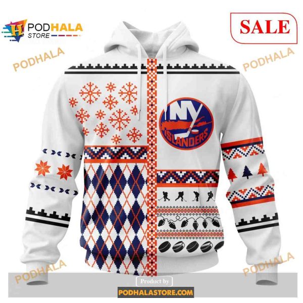 Custom New York Islanders Unisex Christmas NHL 3D Shirt 3D Hoodie