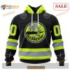 Custom New York Islanders Unisex FireFighter Uniforms Color NHL 3D Shirt 3D Hoodie