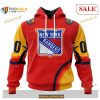 Custom New York Rangers ALL Star Sunset NHL Shirt Hoodie 3D