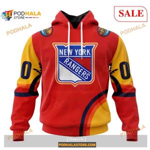 Custom New York Rangers ALL Star Sunset NHL Shirt Hoodie 3D