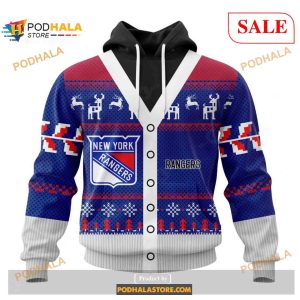 Custom New York Rangers Chrismas Season NHL Shirt Hoodie 3D