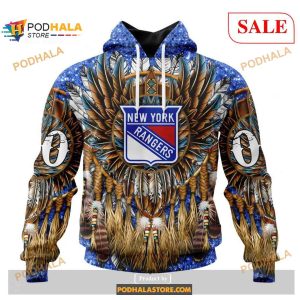 Custom New York Rangers Native Costume Design NHL Shirt Hoodie 3D