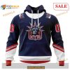 Custom New York Rangers Unisex With Retro Concepts NHL Shirt Hoodie 3D