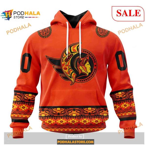 Custom Ottawa Senators National Day For Truth And Reconciliation NHL Shirt Hoodie 3D