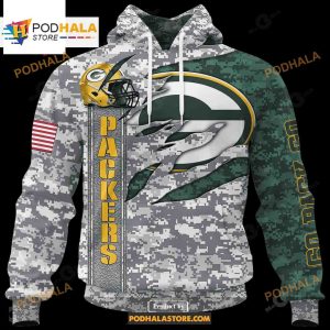 Custom Packers Camo US NFL Hoodie 3D LIMITED EDITION