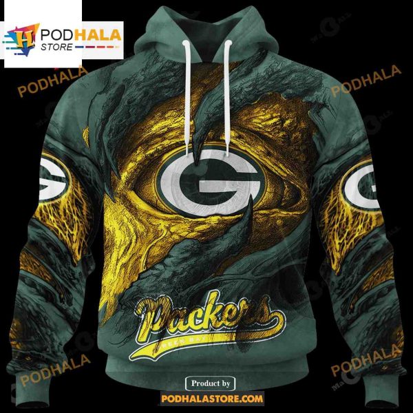 Custom Packers Demon Eyes NFL Hoodie 3D LIMITED EDITION