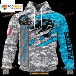 Custom Panthers Camo US NFL Hoodie 3D LIMITED EDITION