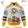 Custom PawPatrol Design NHL Pittsburgh Penguins Hoodie 3D