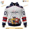 Custom PawPatrol Design NHL Washington Capitals Hoodie 3D