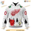 Custom Peanuts Design NHL Detroit Red Wings Hoodie 3D