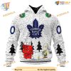 Custom Peanuts Design NHL Toronto Maple Leafs Hoodie 3D