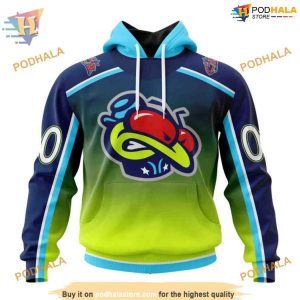 Custom Persionalized Retro Gradient Design NHL Columbus Blue Jackets Hoodie 3D