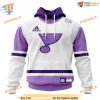 Custom Personalize 2023 Hockey Fight Cancer NHL St. Louis Blues Hoodie 3D