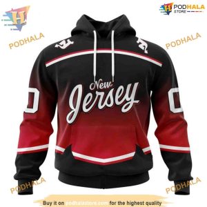 Custom Personalize New Gradient Series Concept NHL New Jersey Devils Hoodie 3D