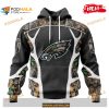 Custom Philadelphia Eagles Special Camo Hunting Black Design Shirt NFL Hoodie 3D