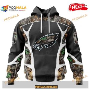 Custom Philadelphia Eagles Special Camo Hunting Black Design Shirt NFL Hoodie 3D