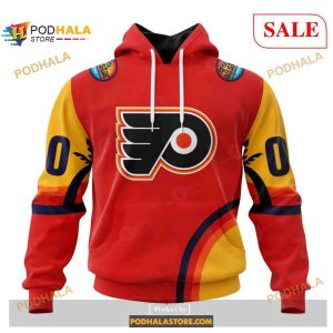 Custom Philadelphia Flyers ALL Star Sunset NHL Shirt Hoodie 3D