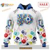 Custom Philadelphia Flyers Autism Awareness Design NHL Shirt Hoodie 3D