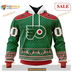 Custom Philadelphia Flyers Christmas Apparel NHL Shirt Hoodie 3D