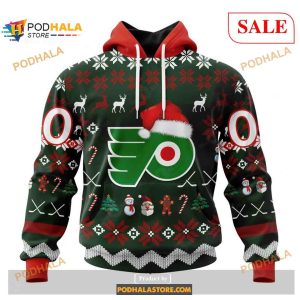 Custom Philadelphia Flyers Christmas NHL Unisex Shirt Hoodie 3D