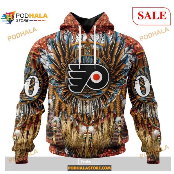 Custom Philadelphia Flyers Native Costume Design NHL Shirt Hoodie 3D