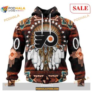 Custom Philadelphia Flyers Native Costume NHL Shirt Hoodie 3D